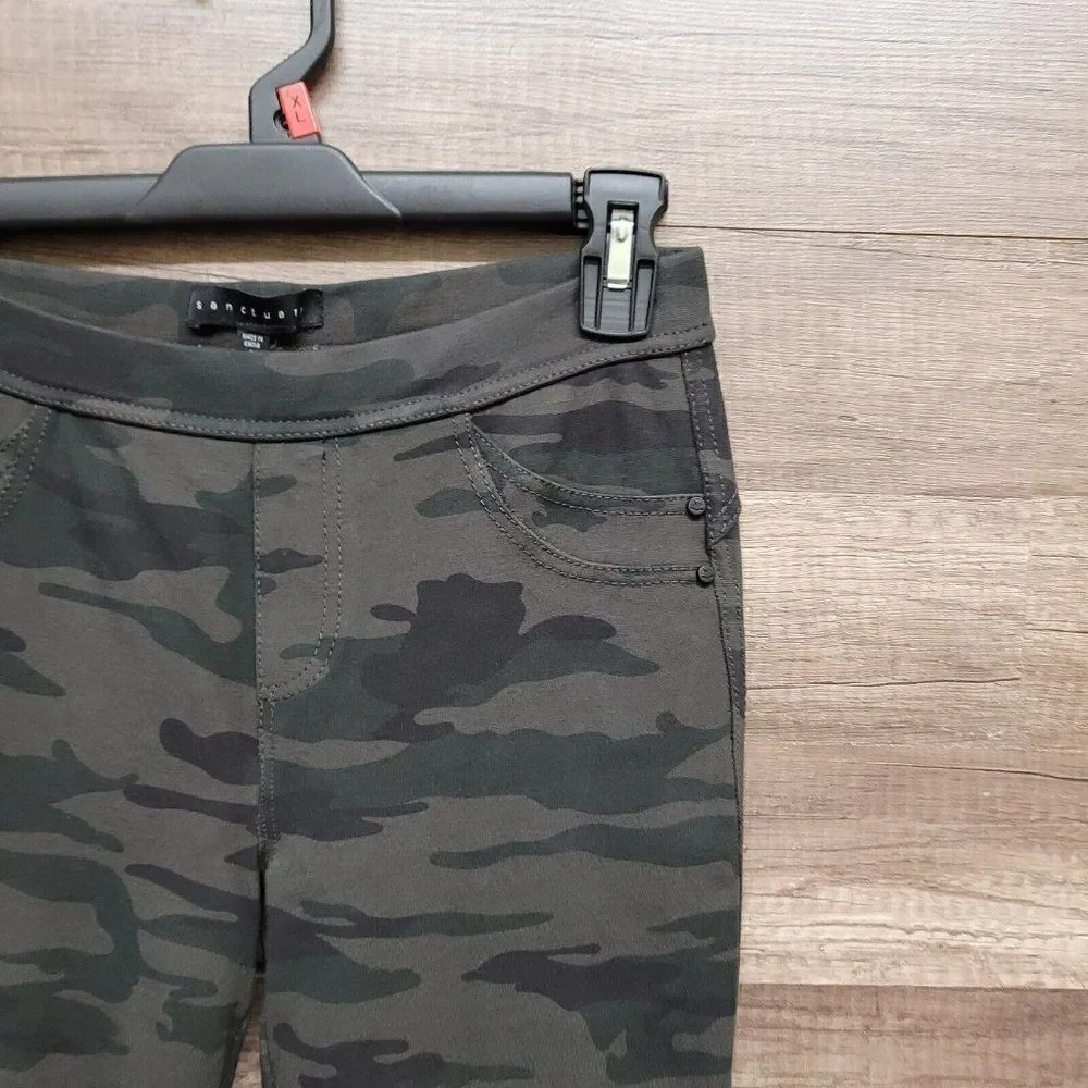 Revolve Sanctuary Original Grease Leggings Green Mink‎ Camo Camouflage Womens S